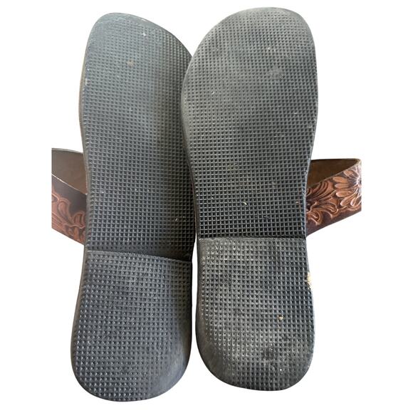 Real Leather Sandals Handmade Mexican Size 10 - Picture 5 of 5